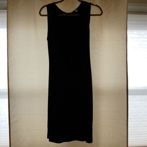 Vneck Black Dress